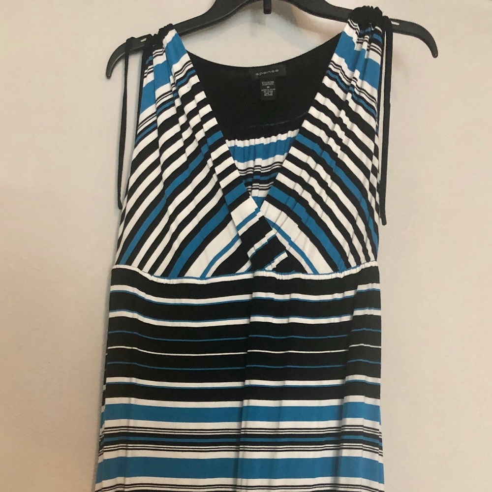 2/$15 Short Striped Maxi Dress